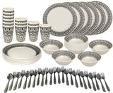 Nipponware 60-piece Fiesta Nordic Party Plate Sets (FN1224-60)