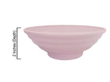 12-piece 5x2" Wheat Pulp Spiral Bowl Sets 250ml (Flamingo)