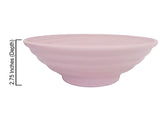 12-piece 8x2.75" Wheat Pulp Spiral Bowl Sets 1000ml (Flamingo)