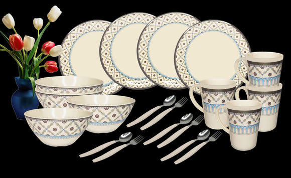 Nipponware 20-piece Premium Dinnerware Plate Set Oblique